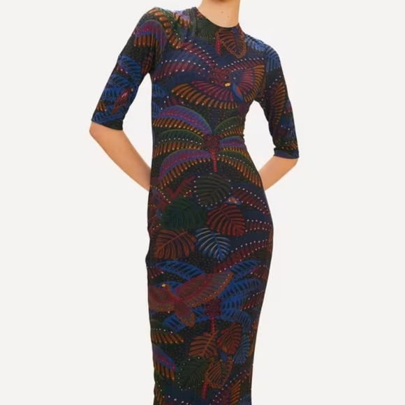 FARM Rio Dresses & Skirts - NWT FARM RIO SZ M. Multicolor Patterned Women's Dress